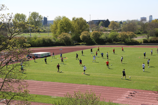 Im Schwitzen Auf Dem Sportcampus Vereint Aktuelles Aus Der Goethe Universitat Frankfurt