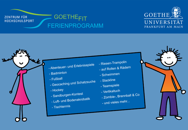 Sommerferien Spiel Und Sportprogramm Fur Kinder Beginn Anmeldefrist Aktuelles Aus Der Goethe Universitat Frankfurt