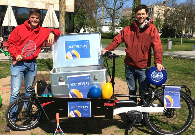 Goethe Play Spiele Und Entspannung Auf Dem Campus Aktuelles Aus Der Goethe Universitat Frankfurt