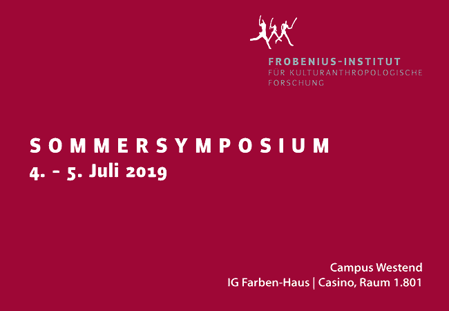 Ethnologisches Sommersymposium Programm Aktuelles Aus Der