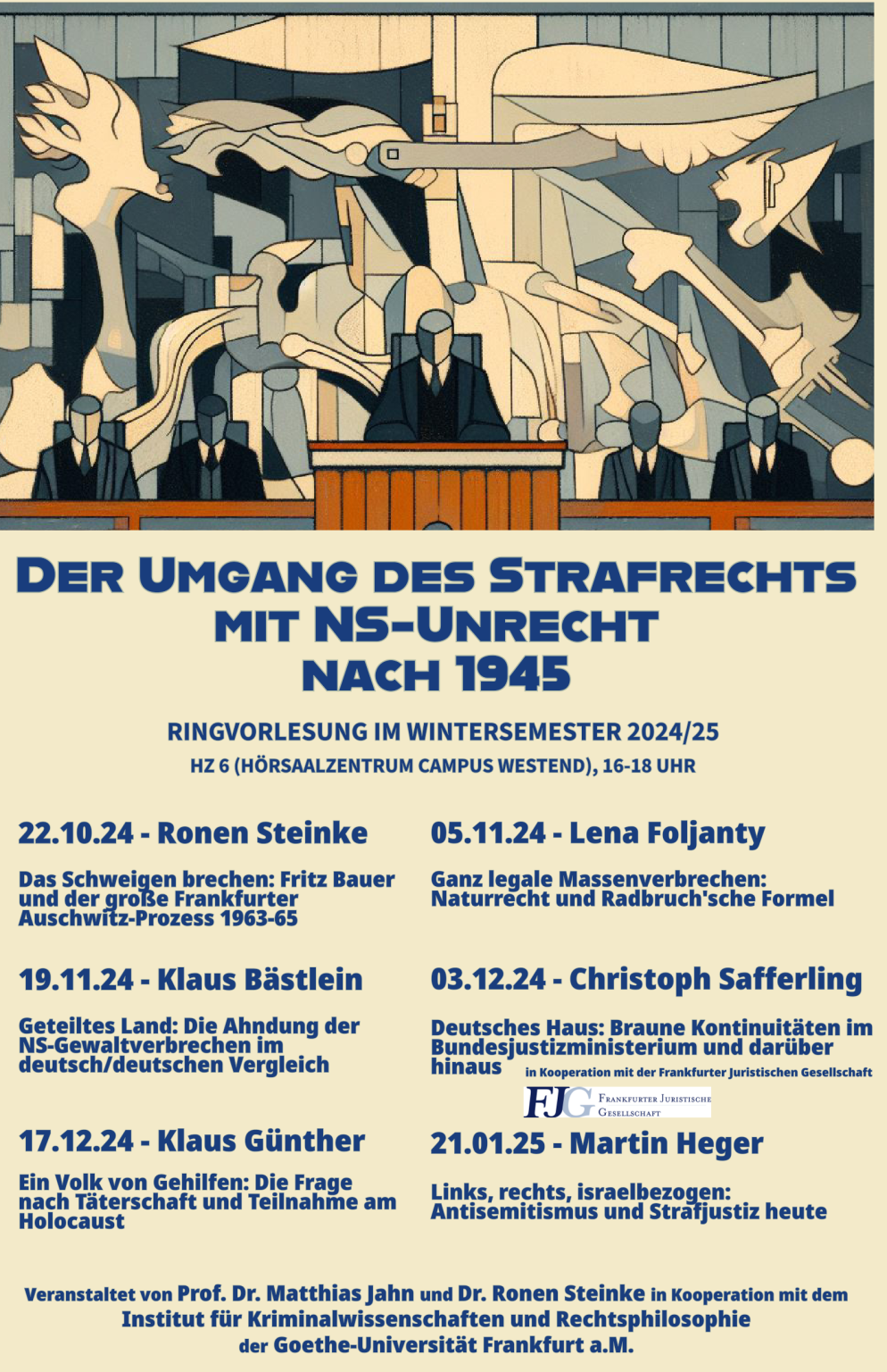 Ringvorlesung / Der Umgang des Strafrechts mit NSUnrecht nach 1945
