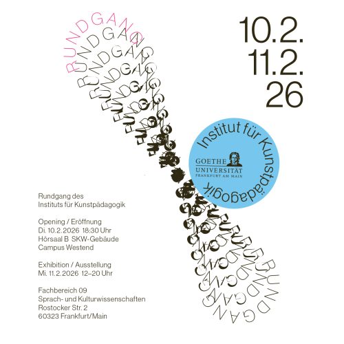 Plakat Rundgang Kunstpädagogik