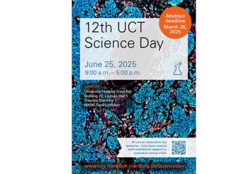 Veranstaltungsplakat 12th UCT Science Day on June 25, 2025