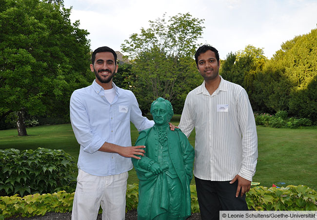 Zafar Abdullayev (links) und Saurabh Sharma