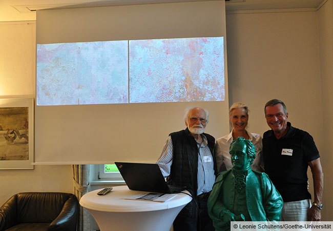 Prof. Jürgen Bereiter-Hahn, Petra und Oliver Munzel.