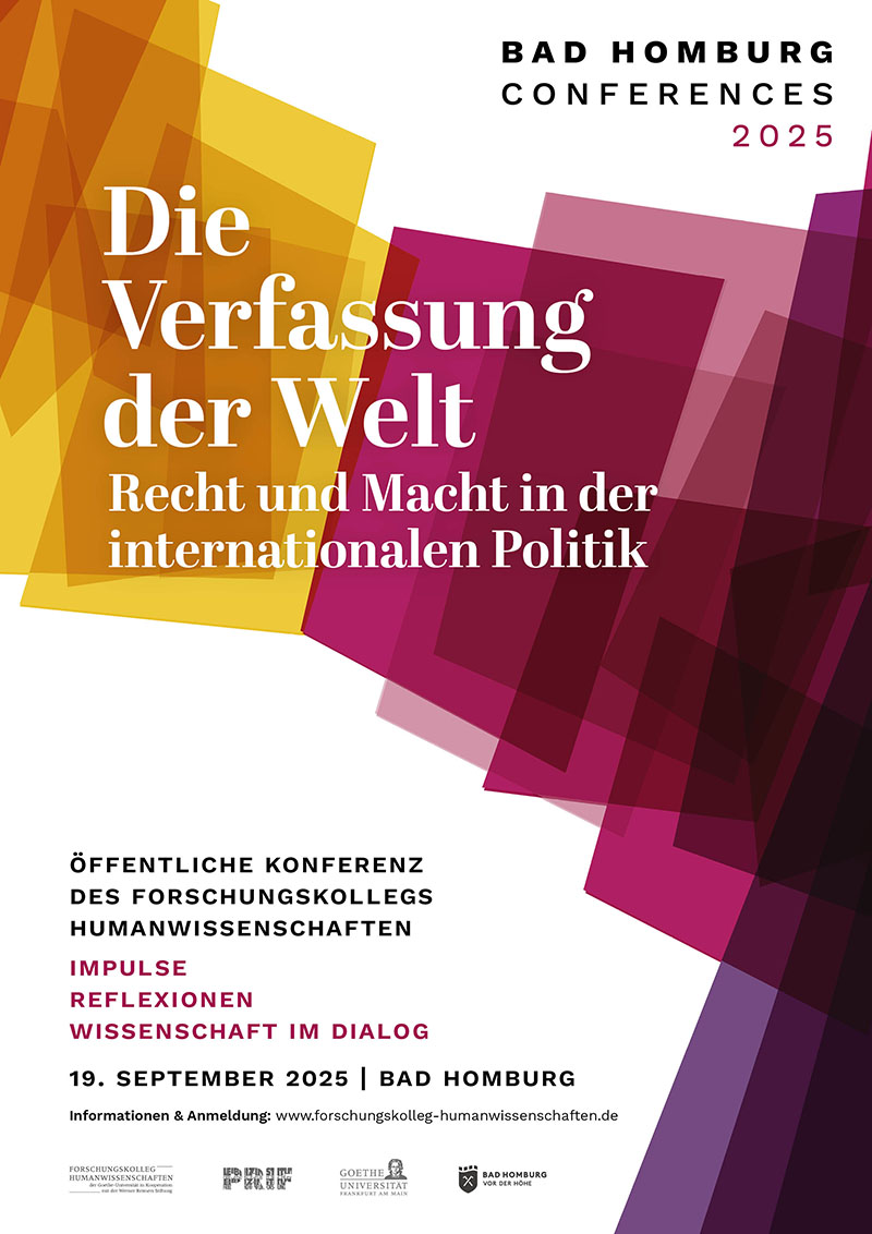 Veranstaltungsplakat Bad Homburg Conference 2025