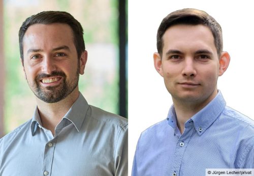 Dr. Jeremy McCormack, Dr. Andrei Kuzhelev ©Jürgen Lecher/privat