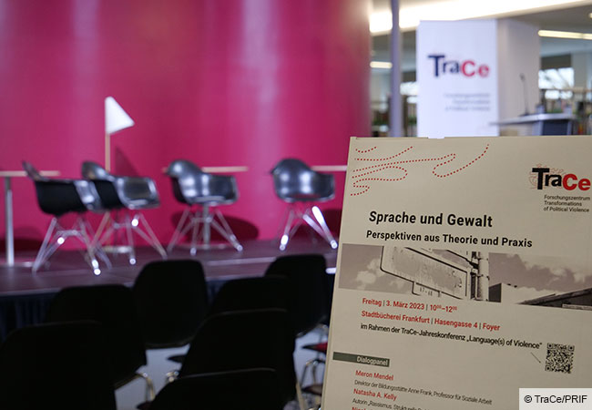 Das Forschungszentrum „TraCe“, das sich mit den veränderten Formen politischer Gewalt befasst, kann seine Arbeit fortsetzen. Astrid Erll, Professorin für englische Literaturen und Kulturen an der Goethe-Universität, ist Co-Sprecherin des vom PRIF koordinierten Verbundes. © TraCe/PRIF