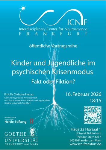 Veranstaltungsplakat zum Vortrag "Kinder und Jugendliche im psychischen Krisenmodus – Fakt oder Fiktion?"