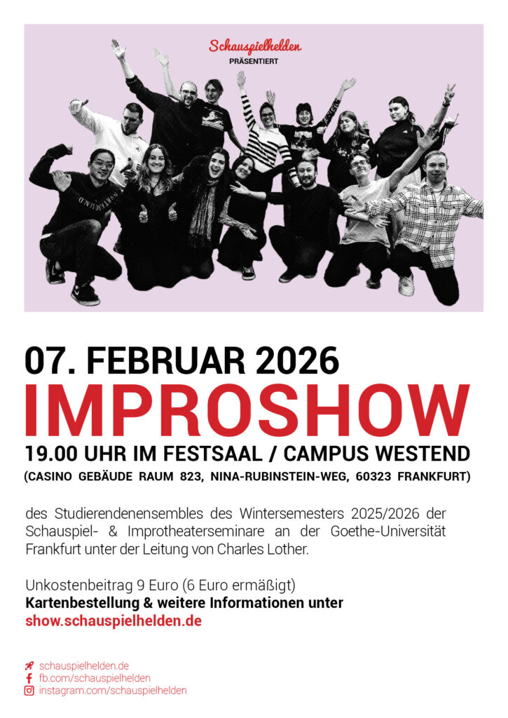 Improtheateraufführung | IMPROSHOW WiSe 2025/26