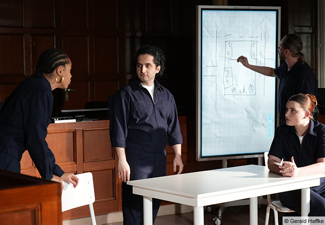 Flora Egbonu, Sabah Qalo, Anneke-Gies und Vincent Doddema. © Gerald Haffke