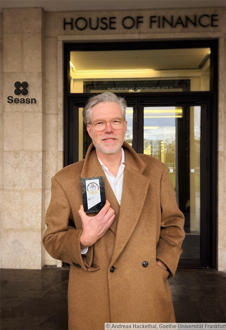 Ausgezeichnet: Für seine App „Seasn“ hat Prof. Andreas Hackethal Anfang des Jahres den German App-Award 2026 erhalten. ©Andreas Hackethal